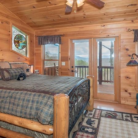 Red Apple Mountaintop Cabin Hot Tub, Wifi, Pet Friendly, Fireplace, Pit, Best Views Villa Cherry Log Luaran gambar