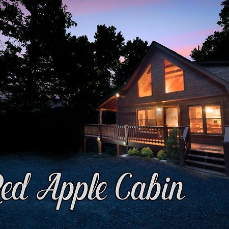 Red Apple Mountaintop Cabin Hot Tub, Wifi, Pet Friendly, Fireplace, Pit, Best Views Villa Cherry Log Luaran gambar