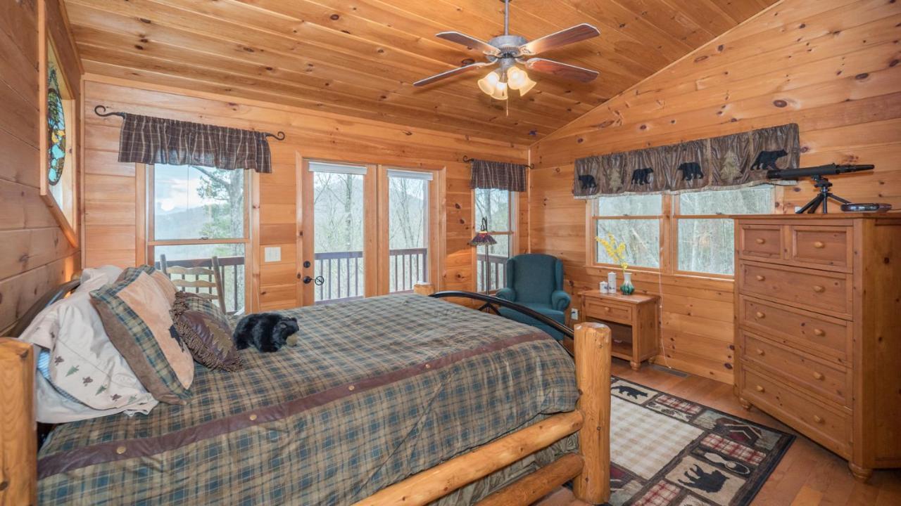 Red Apple Mountaintop Cabin Hot Tub, Wifi, Pet Friendly, Fireplace, Pit, Best Views Villa Cherry Log Luaran gambar