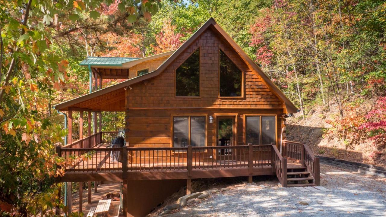 Red Apple Mountaintop Cabin Hot Tub, Wifi, Pet Friendly, Fireplace, Pit, Best Views Villa Cherry Log Luaran gambar