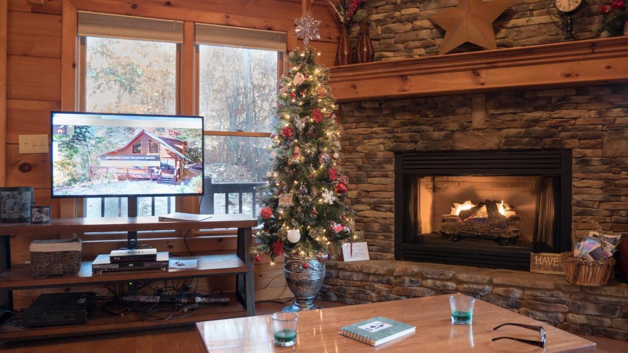 Red Apple Mountaintop Cabin Hot Tub, Wifi, Pet Friendly, Fireplace, Pit, Best Views Villa Cherry Log Luaran gambar